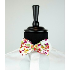  Floral Bow Tie - red/green