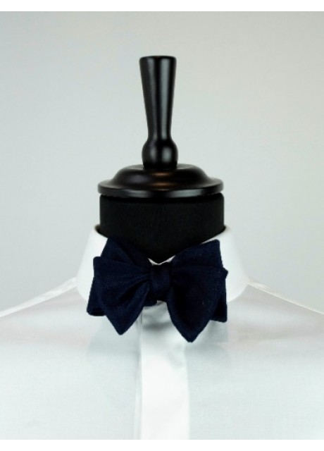 Navy Velvet Bow Tie