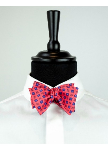 Pink Figures Bow Tie  