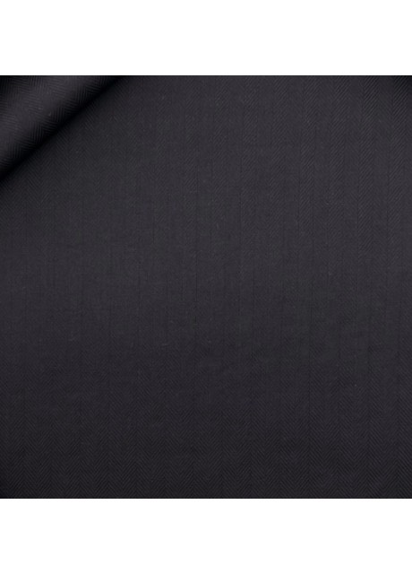 Black Fish Bone Cotton Twill Black Fish Bone Cotton Twill