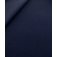 Very Dark Blue Plain Cotton Poplin