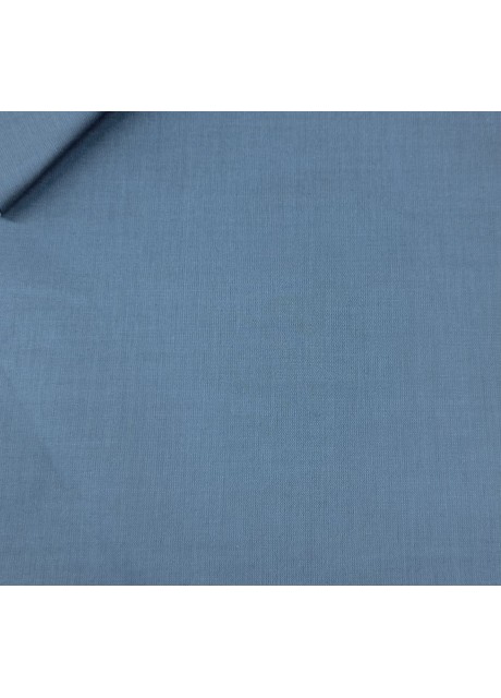 Turquoise Cotton Twill Fabric Shirt