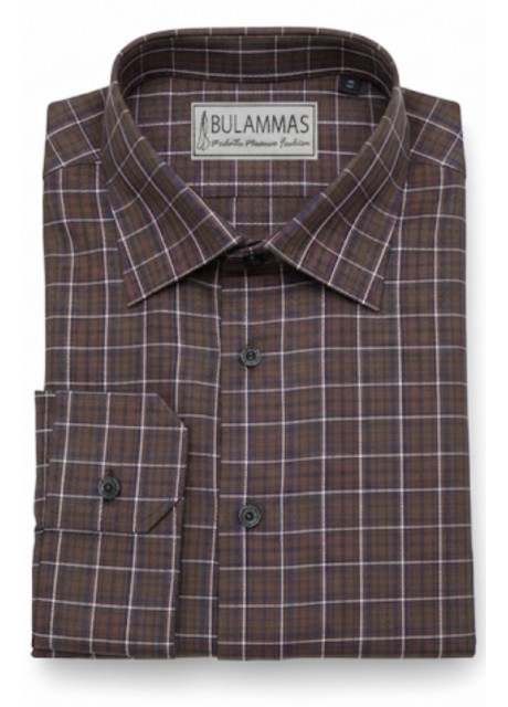 Bordeaux Checkered Shirt