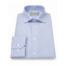 Light Blue Pin Stripe Cotton Shirt