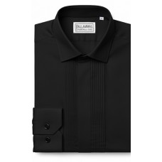 Black Cotton Ceremony Shirt