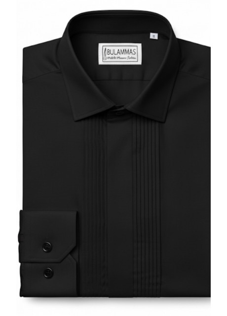 Black Cotton Ceremony Shirt Black Cotton Ceremony Shirt