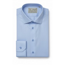 Blue Cotton Oxford Shirt