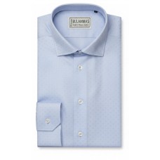 Light Blue Micro-Dot Shirt