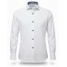 White Cotton shirt - contrast inner collar and cuffs White Cotton shirt - contrast inner collar and cuffs