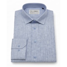 Sky Blue Pinstripe Linen Shirt Sky Blue Pinstripe Linen Shirt