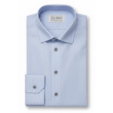 Sky Blue Fine Stripe Cotton Shirt
