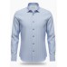 Sky Blue Fine Stripe Cotton Shirt