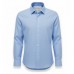 Blue Plain Cotton Shirt 