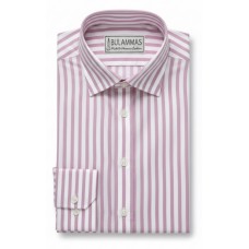 Classic Pink Striped Cotton Shirt