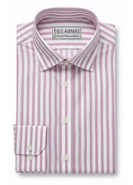 Classic Pink Striped Cotton Shirt Classic Pink Striped Cotton Shirt