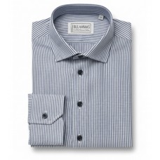 Blue Pinstripe Linen Shirt
