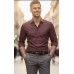 Deep Maroon Cotton Shirt