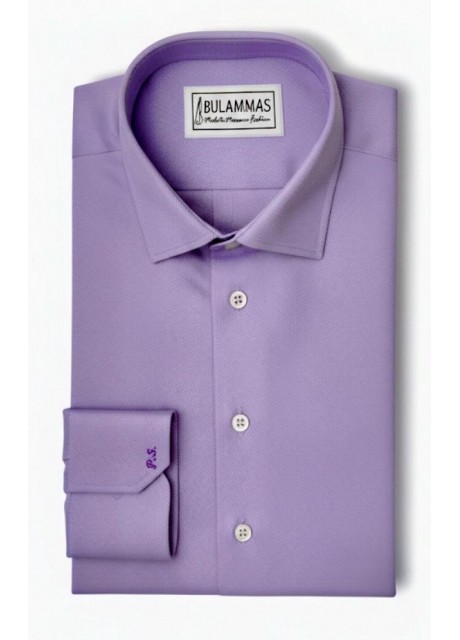 Medium Purple Cotton Shirt