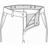 TB3 Standard belt + Buttons for braces 