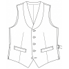 WS3 Shawl collar waistcoat 