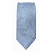 Elegant Light Blue Paisley Silk Tie