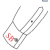 SM1 Left cuff monogram  