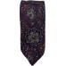 Purple  Floral Satin Tie