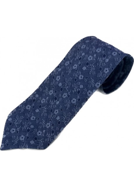 Figural Blue Tie