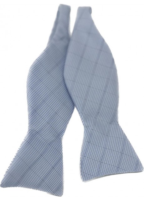 Light Blue Square Bow Tie