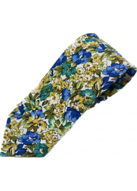 Yellow-Blue Liberty Tie