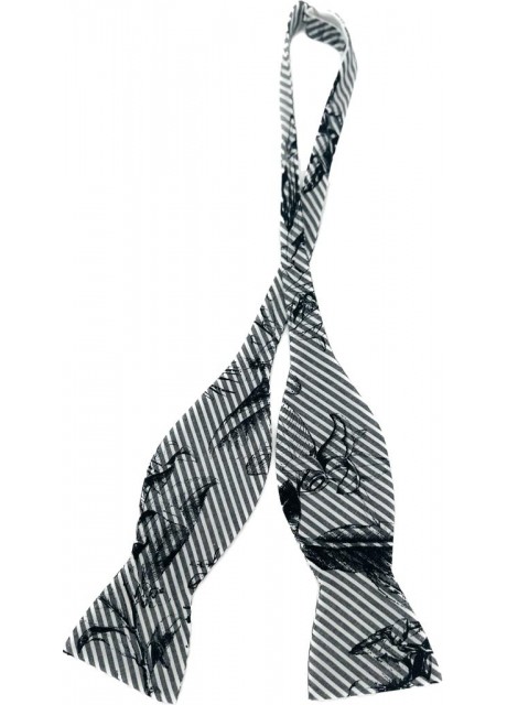 Black-White Bow Tie