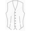 WB3 6 buttons waistcoat 