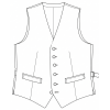 WB3 6 buttons waistcoat 