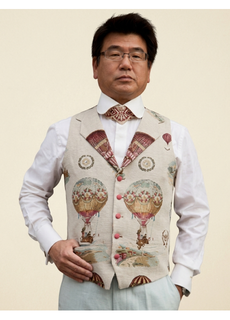 MADE TO MEASURE WAISTCOAT SILVER SELECTION 110'S
