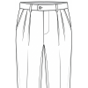 TFP3 2 Pleats front 