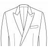 JL2 Standard Peak Lapel - 8cm /3.2''/ 