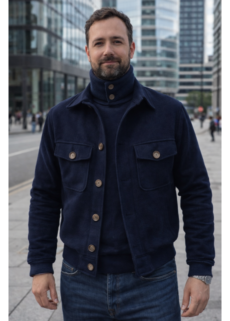 MADE TO MEASURE BOMBER JACKET  PLATINIUM SELECTION