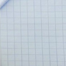 Blue Check Cotton Twill Shirt