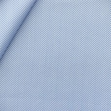 Blue Chevron Fish bone Pattern Shirt