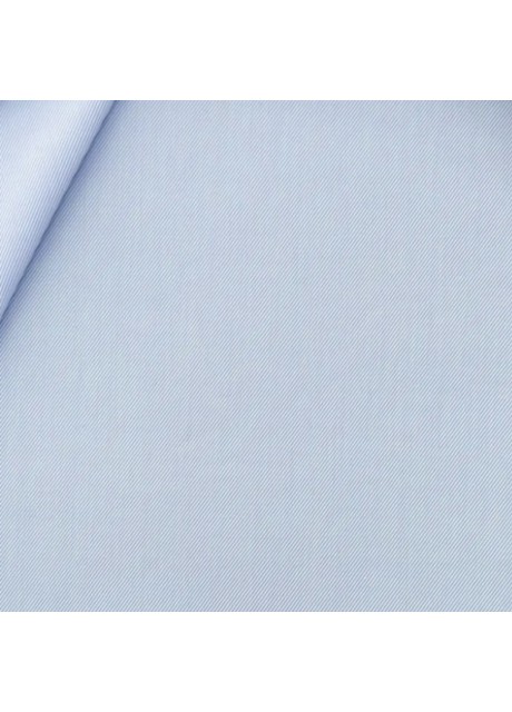 Blue Diagonal Pin Stripe Cotton Twill Shirt Blue Diagonal Pin Stripe Cotton Twill Shirt