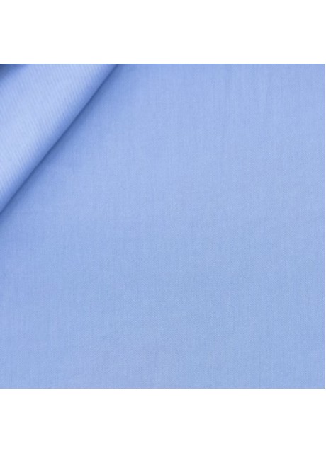 Classic Light Blue Cotton Twill Shirt