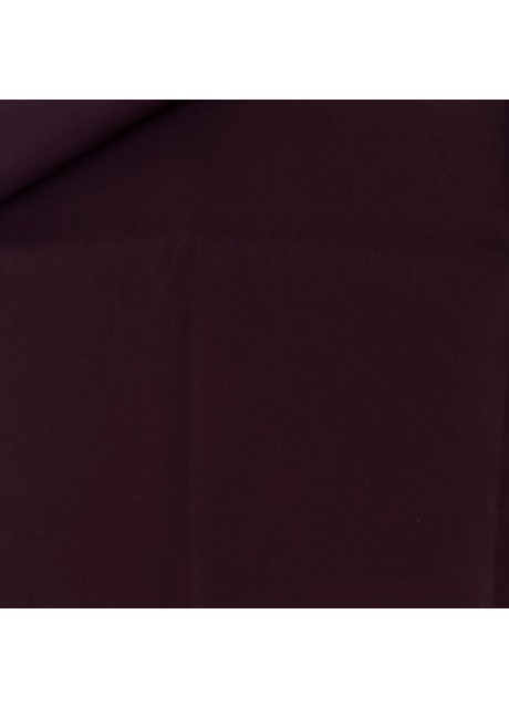 Deep Bordeaux Cotton Twill Shirt