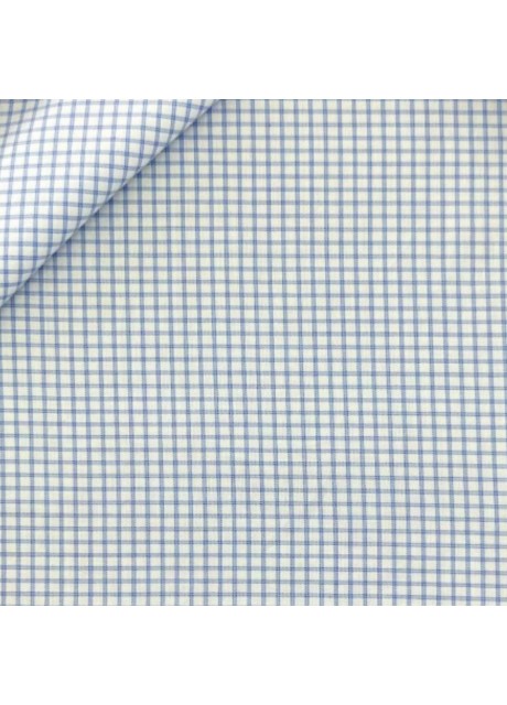 Light Blue Check Twill Shirt Light Blue Check Twill Shirt