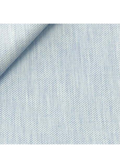 Light Blue Mélange Cotton Shirt