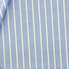 Light Blue Stripe Cotton Dobby Shirt