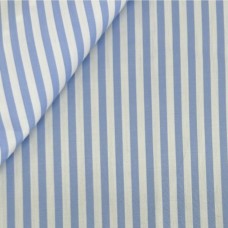 Light Blue Stripe Cotton Poplin Shirt Light Blue Stripe Cotton Poplin Shirt