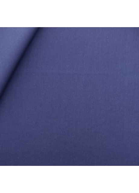 Navy Blue Cotton Twill Shirt