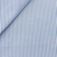 Navy Blue Pin Stripe Cotton Twill Shirt Navy Blue Pin Stripe Cotton Twill Shirt