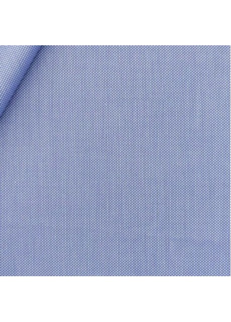 Textured Blue Cotton Dobby Shirt