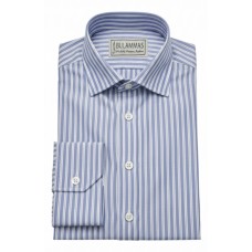 Blue Narrow Stripe Premium Cotton Shirt